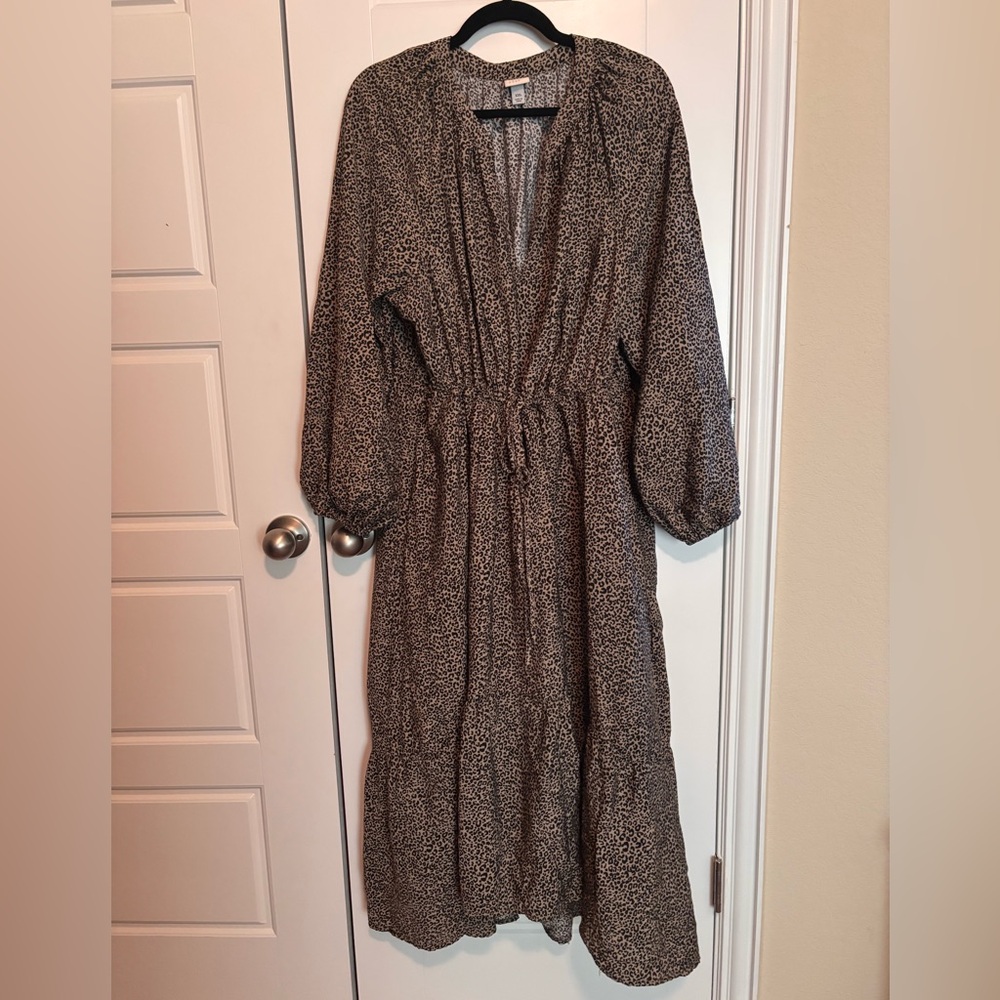 XXL A  New Day Leopard Print Dress